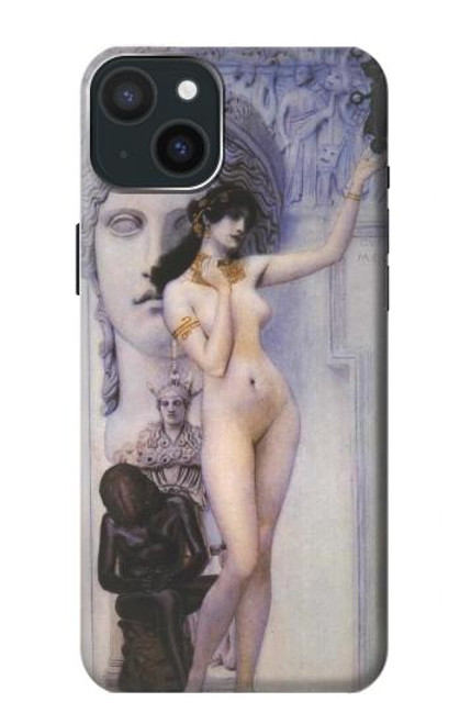 S3353 Gustav Klimt Allegory of Sculpture Case For iPhone 15 Plus