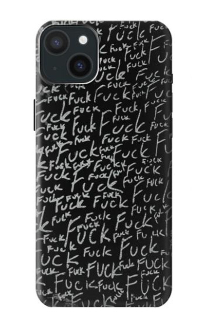 S3478 Funny Words Blackboard Case For iPhone 15 Plus