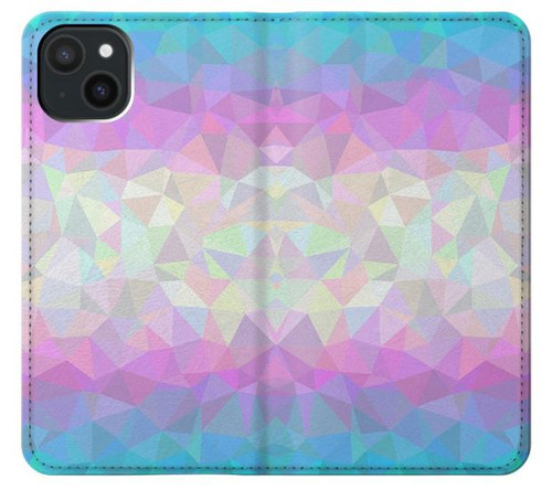 S3747 Trans Flag Polygon Case For iPhone 15 Plus