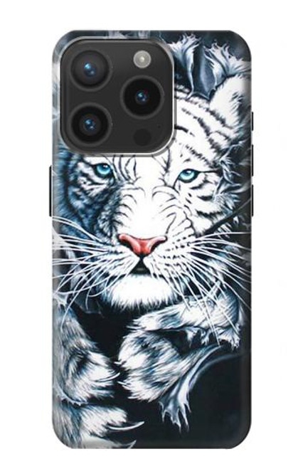 S0265 White Tiger Case For iPhone 15 Pro