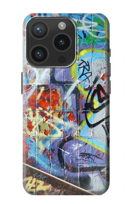 S0588 Wall Graffiti Case For iPhone 15 Pro
