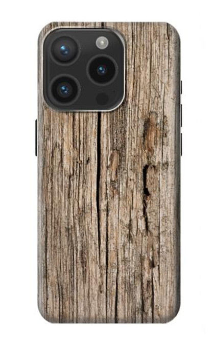 S0600 Wood Graphic Printed Case For iPhone 15 Pro