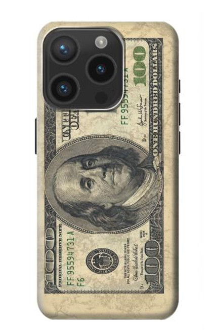 S0702 Money Dollars Case For iPhone 15 Pro