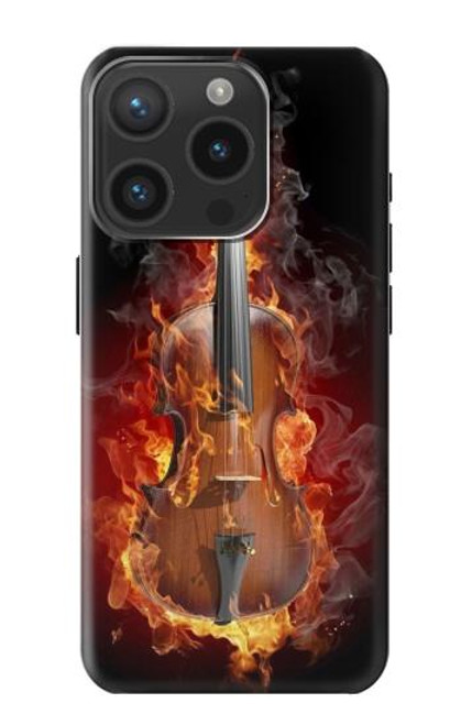 S0864 Fire Violin Case For iPhone 15 Pro