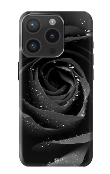 S1598 Black Rose Case For iPhone 15 Pro
