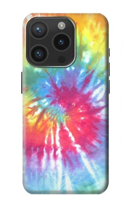 S1697 Tie Dye Colorful Graphic Printed Case For iPhone 15 Pro