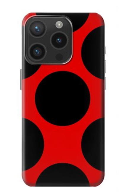 S1829 Ladybugs Dot Pattern Case For iPhone 15 Pro
