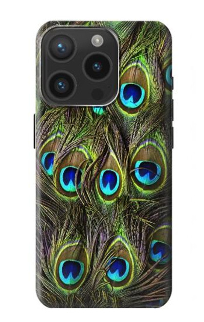 S1965 Peacock Feather Case For iPhone 15 Pro