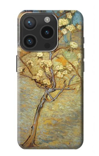 S1978 Van Gogh Letter Pear Tree Blossom Case For iPhone 15 Pro