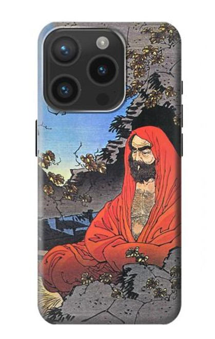 S2234 Zen Master Bodhidharma Yoshitoshi Case For iPhone 15 Pro