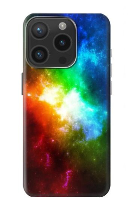 S2312 Colorful Rainbow Space Galaxy Case For iPhone 15 Pro