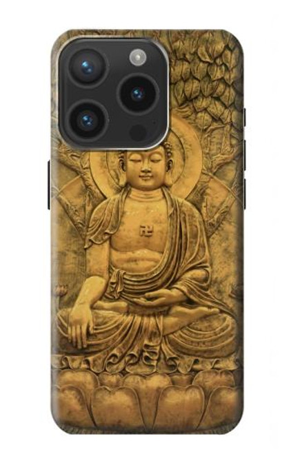 S2452 Buddha Bas Relief Art Graphic Printed Case For iPhone 15 Pro