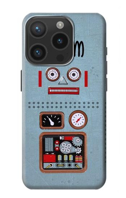 S3040 Retro Robot Toy Case For iPhone 15 Pro