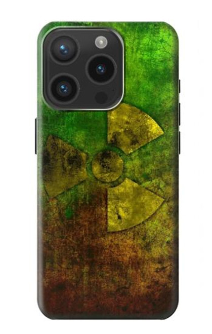 S3202 Radioactive Nuclear Hazard Symbol Case For iPhone 15 Pro