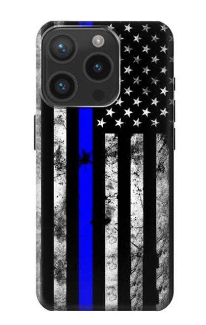 S3244 Thin Blue Line USA Case For iPhone 15 Pro