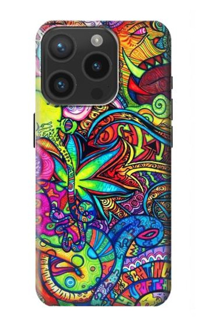 S3255 Colorful Art Pattern Case For iPhone 15 Pro