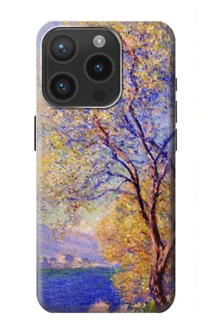 S3339 Claude Monet Antibes Seen from the Salis Gardens Case For iPhone 15 Pro