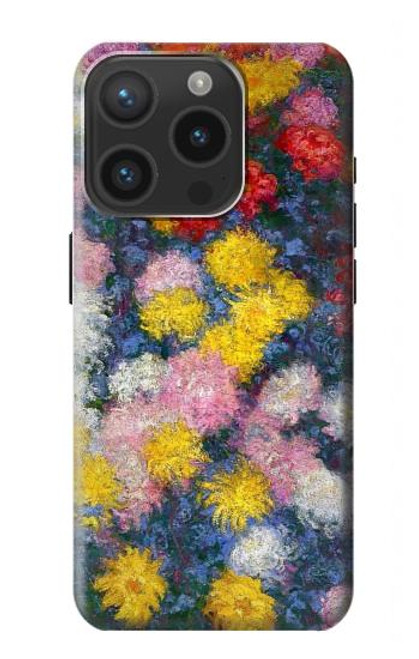 S3342 Claude Monet Chrysanthemums Case For iPhone 15 Pro