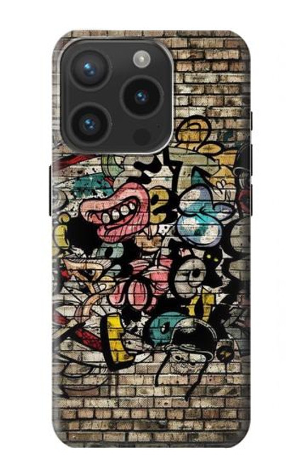 S3394 Graffiti Wall Case For iPhone 15 Pro