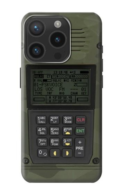 S3959 Military Radio Graphic Print Case For iPhone 15 Pro
