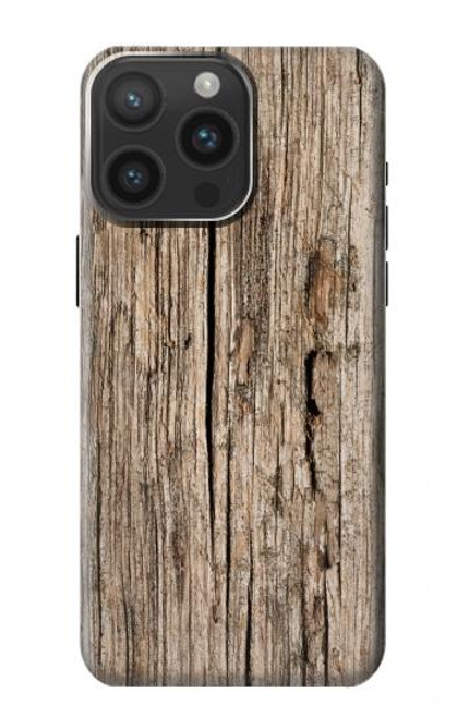 S0600 Wood Graphic Printed Case For iPhone 15 Pro Max