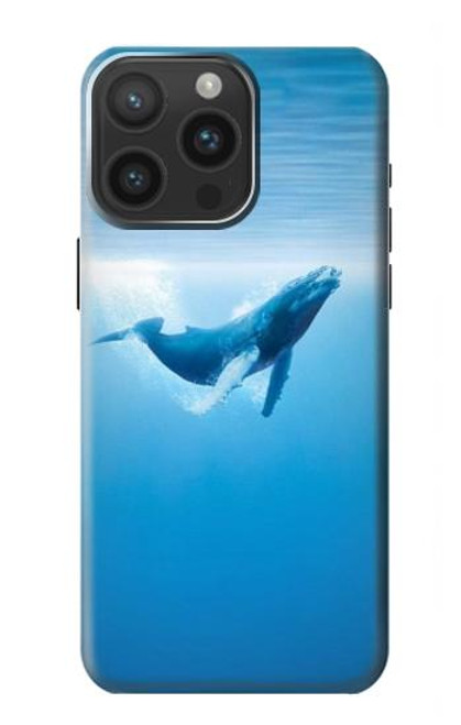 S0843 Blue Whale Case For iPhone 15 Pro Max