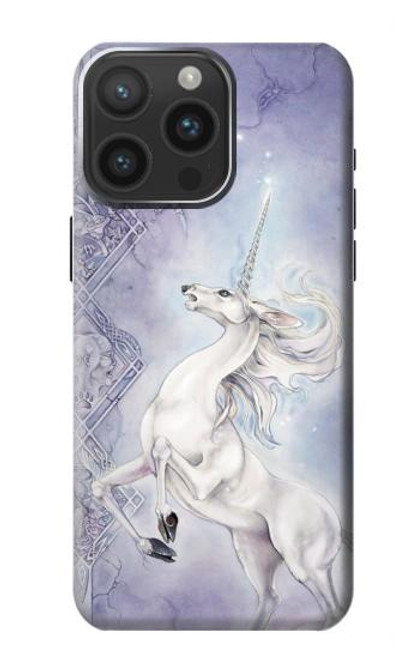 S1134 White Horse Unicorn Case For iPhone 15 Pro Max