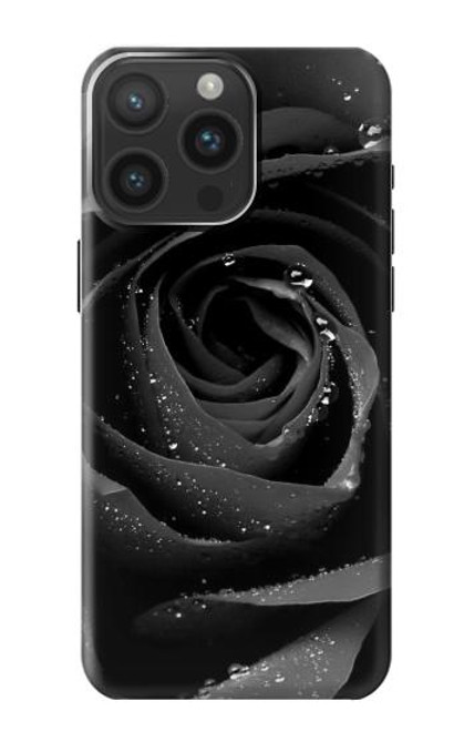 S1598 Black Rose Case For iPhone 15 Pro Max