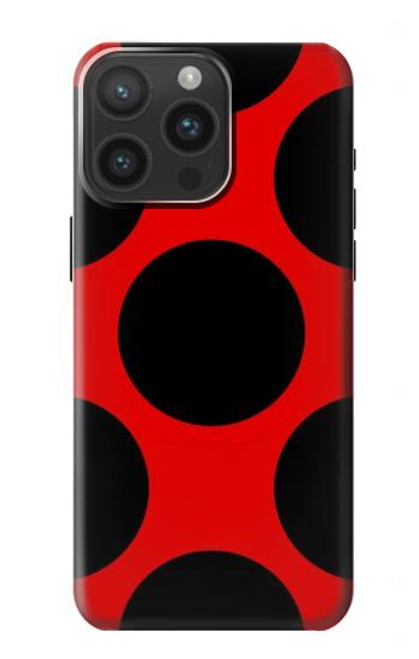 S1829 Ladybugs Dot Pattern Case For iPhone 15 Pro Max