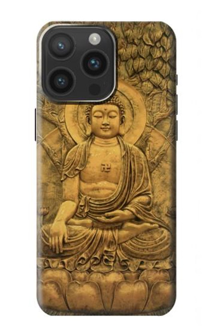 S2452 Buddha Bas Relief Art Graphic Printed Case For iPhone 15 Pro Max