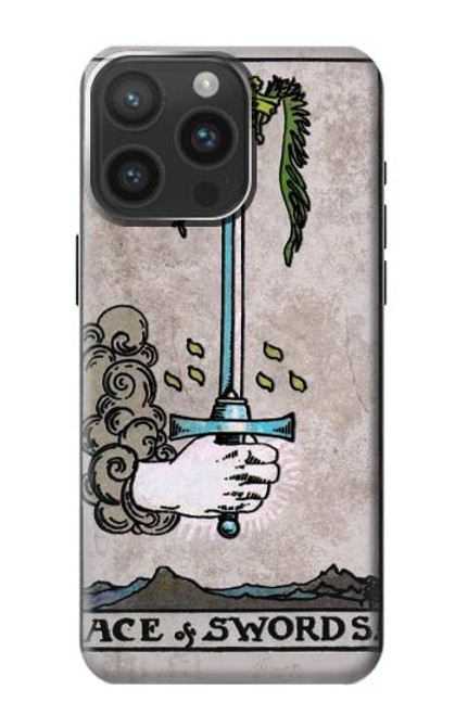 S2482 Tarot Card Ace of Swords Case For iPhone 15 Pro Max