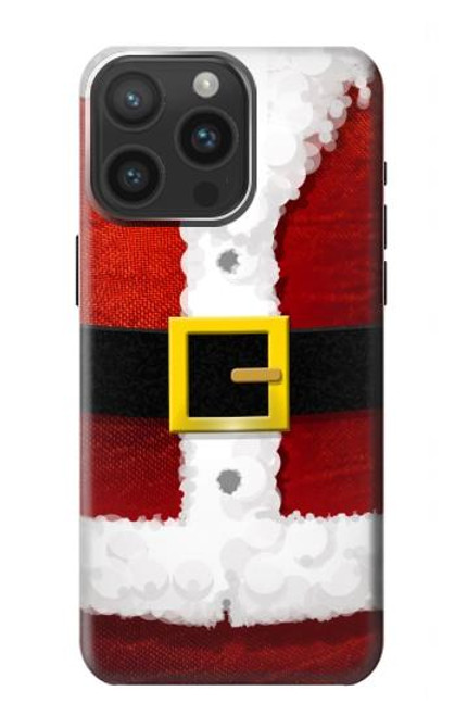 S2846 Christmas Santa Red Suit Case For iPhone 15 Pro Max