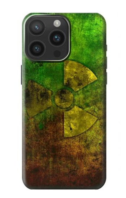 S3202 Radioactive Nuclear Hazard Symbol Case For iPhone 15 Pro Max