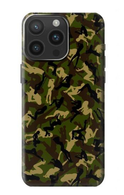 S3356 Sexy Girls Camo Camouflage Case For iPhone 15 Pro Max