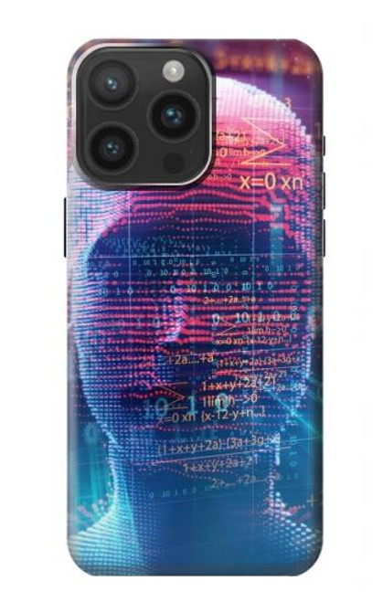 S3800 Digital Human Face Case For iPhone 15 Pro Max
