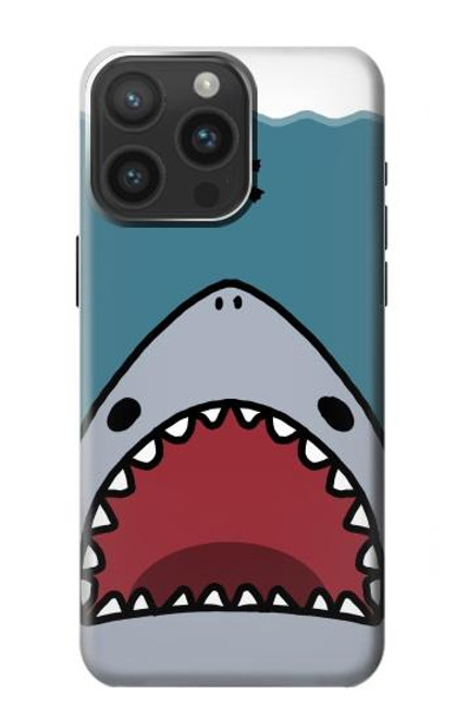 S3825 Cartoon Shark Sea Diving Case For iPhone 15 Pro Max