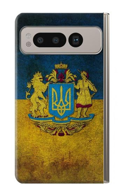 S3858 Ukraine Vintage Flag Case For Google Pixel Fold