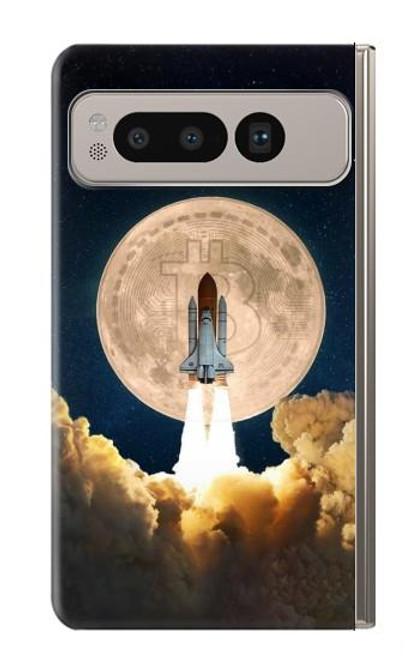 S3859 Bitcoin to the Moon Case For Google Pixel Fold