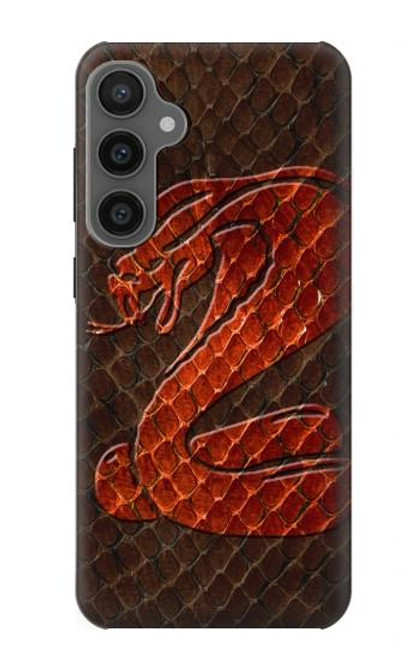 S0663 Cobra Snake Skin Case For Samsung Galaxy S23 FE