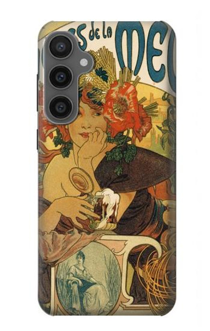S2740 Alphonse Mucha Bieres De La Muse Case For Samsung Galaxy S23 FE