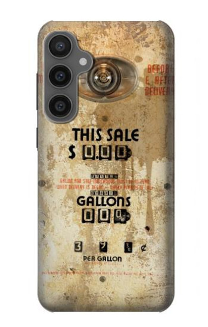 S3954 Vintage Gas Pump Case For Samsung Galaxy S23 FE