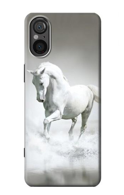 S0932 White Horse Case For Sony Xperia 5 V
