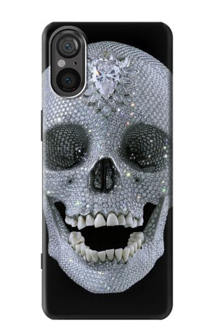 S1286 Diamond Skull Case For Sony Xperia 5 V