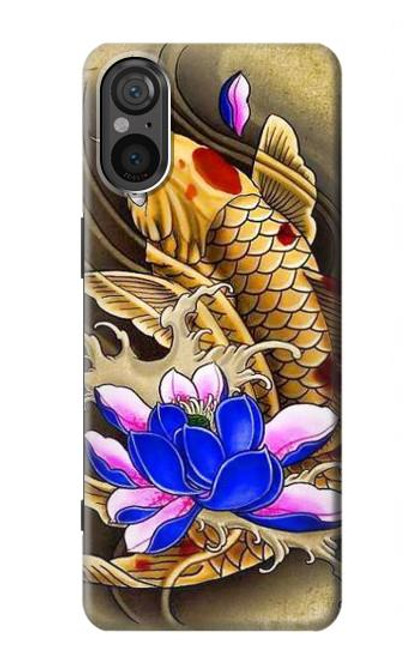 S1604 Carp Koi Fish Japanese Tattoo Case For Sony Xperia 5 V