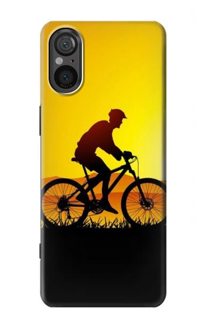 S2385 Bicycle Bike Sunset Case For Sony Xperia 5 V