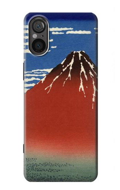 S2390 Katsushika Hokusai Red Fuji Case For Sony Xperia 5 V