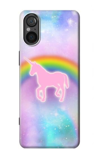 S3070 Rainbow Unicorn Pastel Sky Case For Sony Xperia 5 V