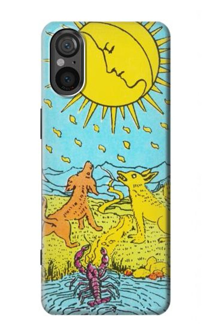 S3435 Tarot Card Moon Case For Sony Xperia 5 V