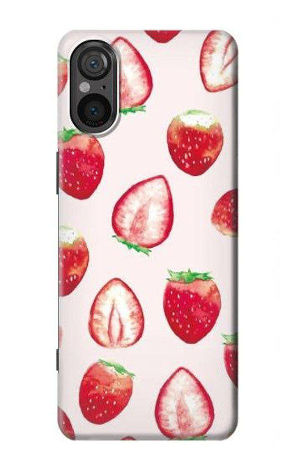 S3481 Strawberry Case For Sony Xperia 5 V