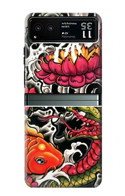 S0605 Yakuza Tattoo Case For Motorola Razr 40